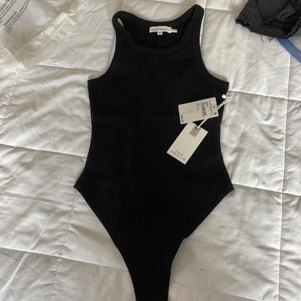 Good American body suit. Black - size 0 - new with tags